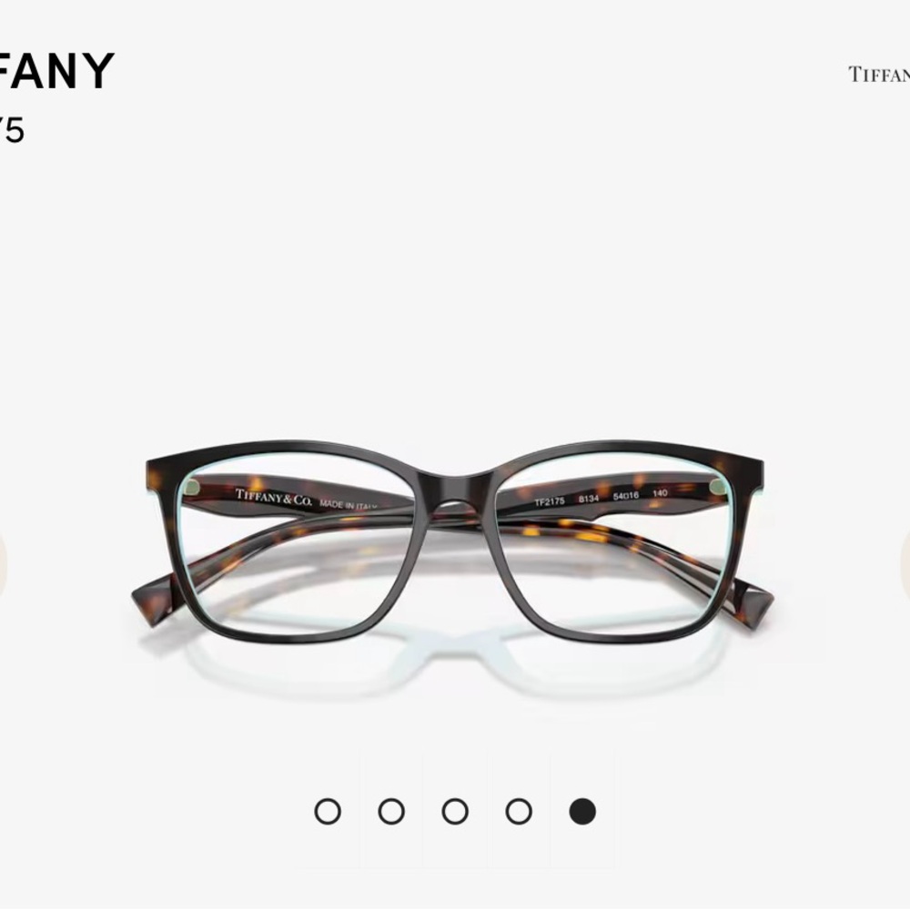 Tiffany & Co. TF2175 Black and Brown Tiffany Blue Women's Glasses